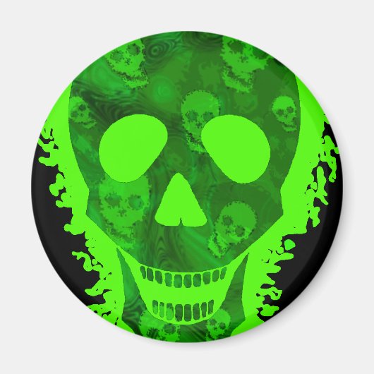 Big Skull (nah hoch) Kühlschrankmagnet (Vorne)