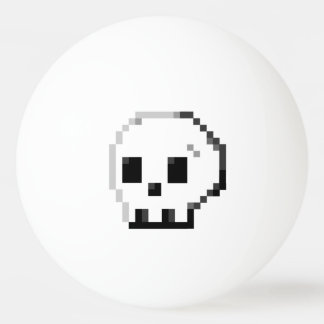 Big Skull Pixel Art 8 Bit Pong Pong Ball Tischtennisball