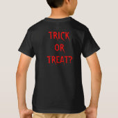 Big Skull Red 'Trick oder Trete? T - Shirt (Rückseite)