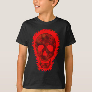 Big Skull Red 'Trick oder Trete? T - Shirt