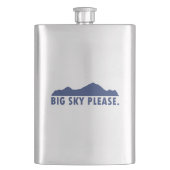 Big Sky bitte Flachmann (Vorderseite)