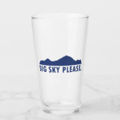 Big Sky bitte Glas (Vorderseite)