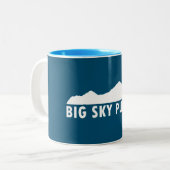 Big Sky bitte Zweifarbige Tasse (Vorderseite Links)