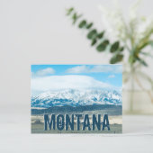 Big Sky Country Montana Mountains Postkarte (Stehend Vorderseite)
