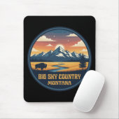 Big Sky Country Montana Mousepad (Mit Mouse)