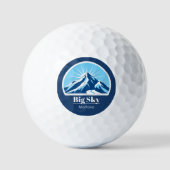 Big Sky Montana Golf Resort Kinder Golfball (Vorderseite)