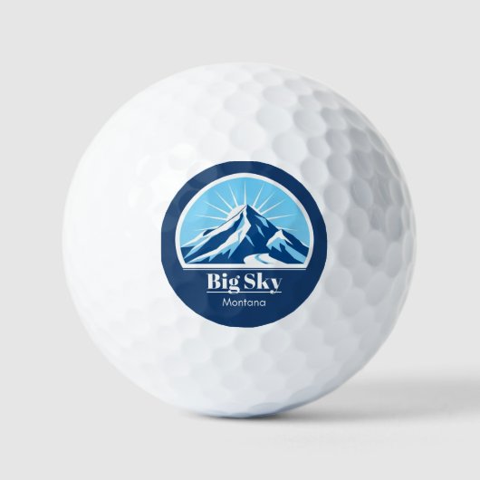Big Sky Montana Golf Resort Kinder Golfball (Vorderseite)