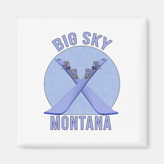 Big Sky, Montana Magnet (Vorne)