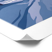 Big Sky Montana Poster - Ski Print 1 (Ecke)