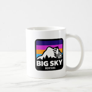 Big Sky Montana Skifahren Snowboardfahren Familie Kaffeetasse