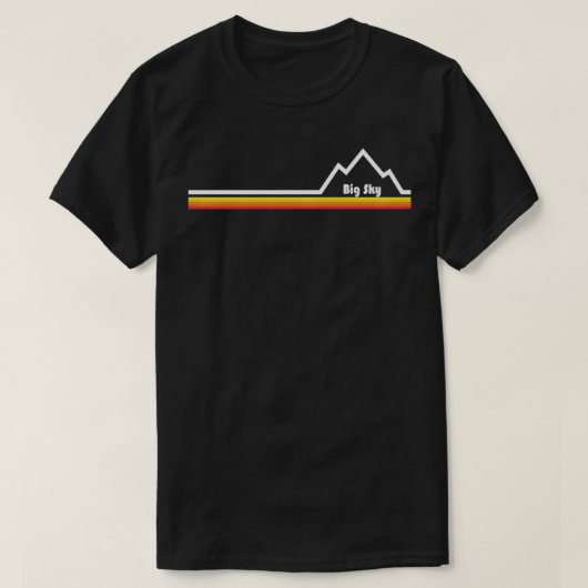 Big Sky Montana T-Shirt (Design vorne)
