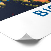 Big Sky Montana Travel Print Poster (Ecke)