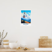 Big Sky Montana Travel Print Poster (Küche)