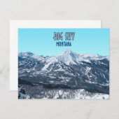 Big Sky Montana Vintag Flat Card (Vorne/Hinten)