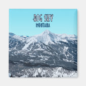 Big Sky Montana Vintag Magnet (Vorne)
