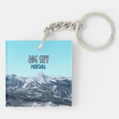 Big Sky Montana Vintag Schlüsselanhänger (Rückseite)