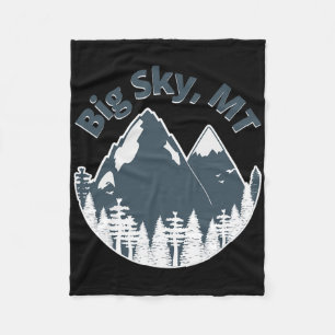 Big Sky Mt Berge Wandern Klettern Camping Und O Fleecedecke