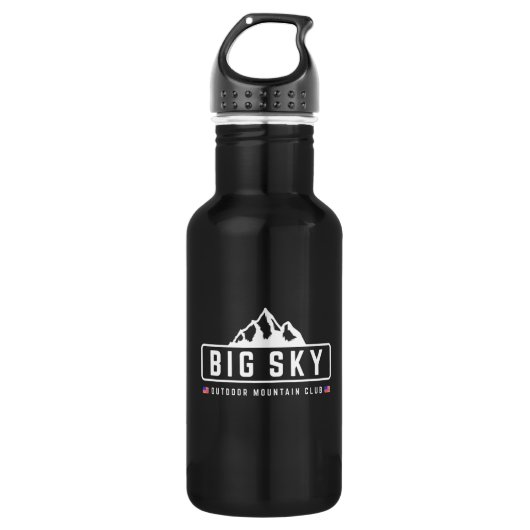 Big Sky Outdoor Edelstahlflasche (Vorderseite)