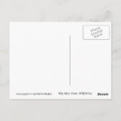 Big Sky Over Wiltshire Postcard Postkarte (Rückseite)