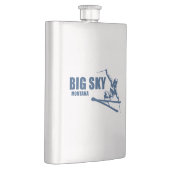 Big Sky Resort Montana Skier Flachmann (Rechts)