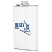 Big Sky Resort Montana Skier Flachmann (Links)