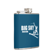 Big Sky Resort Montana Skier Flachmann (Rechts)