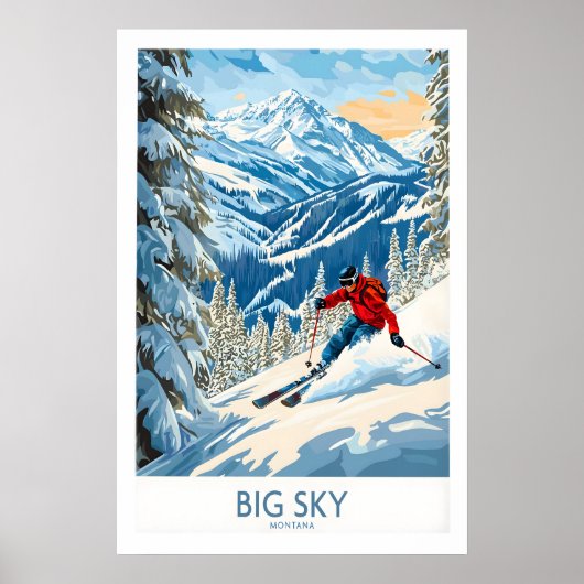 Big Sky Ski Poster 1 (Vorne)