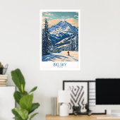 Big Sky Wall Art Print 1 Poster (Heimbüro)