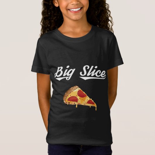 Big Slice Pizza Bly Expectant Vater Pizza Pregnanc T-Shirt (Vorderseite)