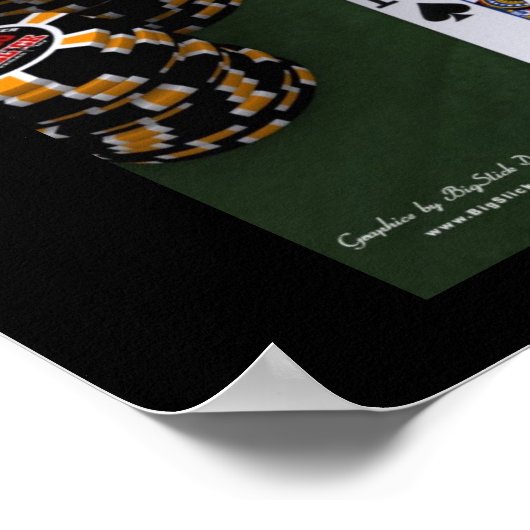 Big Slick - Leertaste mit BigSlick Händlertaste Poster (Ecke)