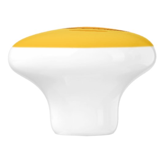 Big Smile Happy Face Drawer Knob - SRF Keramikknauf (Seitenansicht)