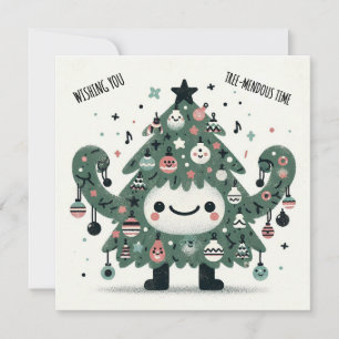 Big Smile Muscle Tree mendous Zeit Feiertagskarte