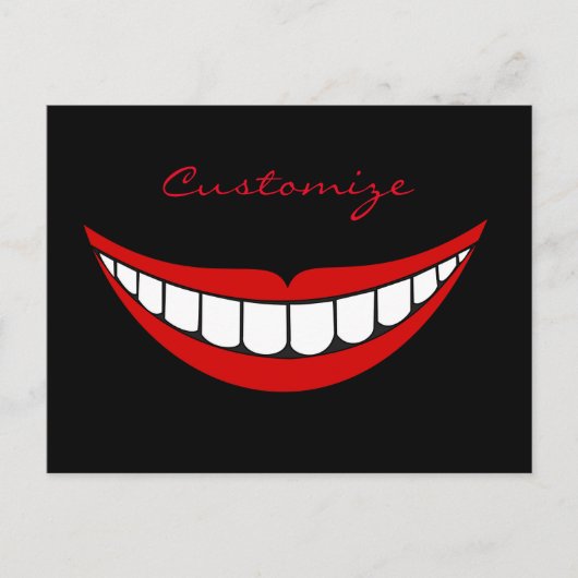 Big Smile Thunder_Cove Postkarte (Vorderseite)