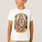 Big Smiles First Day of School Bigfoot Kid's T-Shirt (Vorderseite)