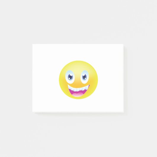 Big Smiley Post-it Klebezettel (Vorderseite)