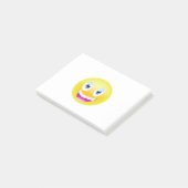 Big Smiley Post-it Klebezettel (angewinkelt)