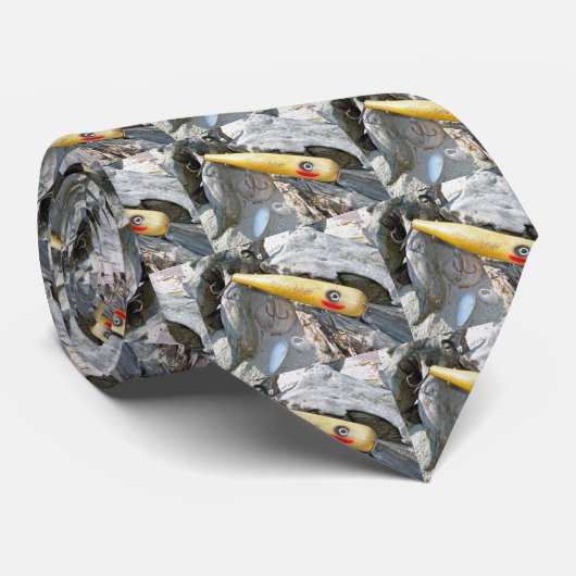 Big Snook Vintag Lure Krawatte (Gerollt)