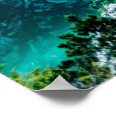 Big Snow Mountains Snowing Mountain Foto Poster (Ecke)