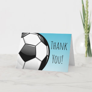 Big Soccer Ball Custom Vielen Dank Dankeskarte
