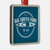 Big South Fork National River Kayak Ornament Aus Metall (Rechts)