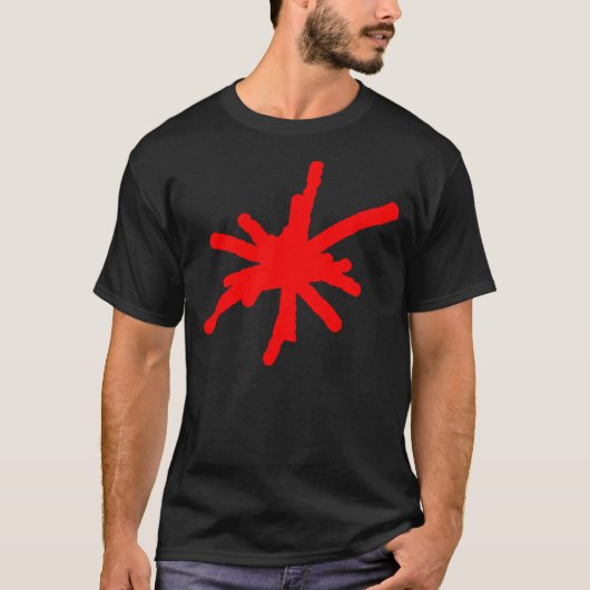 Big Spark - Rot auf Dunkel T-Shirt (Vorderseite)