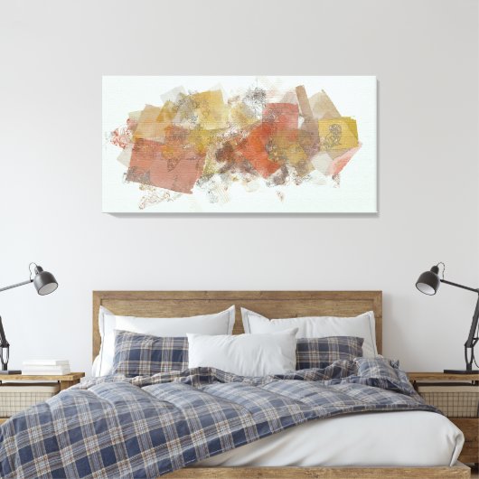 Big Squares V Leinwanddruck (Insitu (Schlafzimmer))