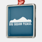 Big Squaw Bitte Ornament Aus Metall (Links)
