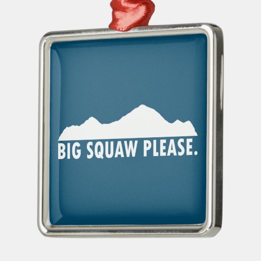 Big Squaw Bitte Ornament Aus Metall (Links)
