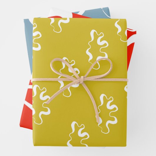 BIG SQUIGGLES PARTY Wrapping Paper Geschenkpapier Set (Beispiel)