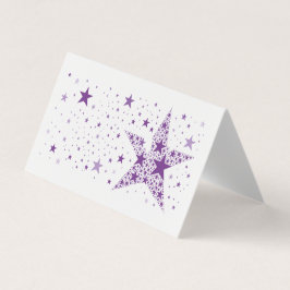 Big Star aus kleinen Sternen in Violet Lila