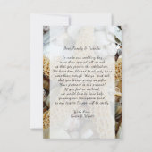 Big Starfish Beach Hochzeitskarte Einladung (Vorderseite)