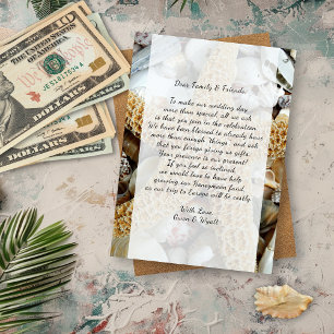 Big Starfish Beach Hochzeitskarte Einladung