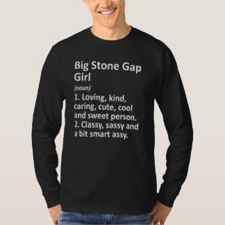 Big Stone Gap Girl Va Virginia Funny City Zuhause  T-Shirt
