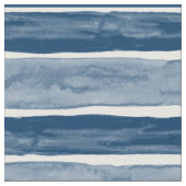 BIG STRIPE Blue Cabana Wasserfarbstreifen Stoff (Nahaufnahme)